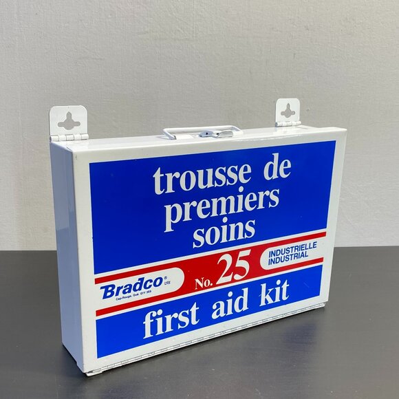 Bradco trousse de premiers soins NO.25, First Aid Kit for Wall or Counter, Hangi - Picture 1 of 10